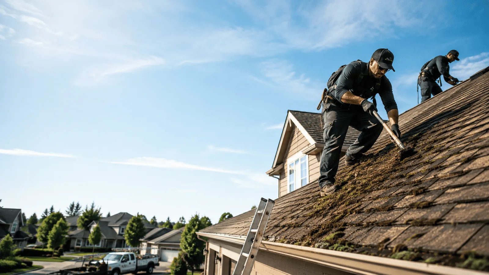 Roof Moss Removal in Many, LA near me